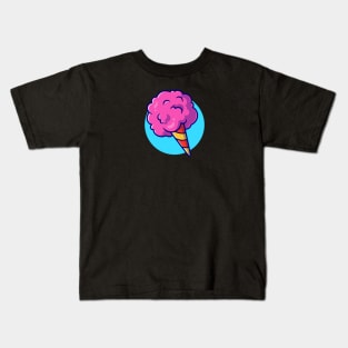 Cotton Candy Floss Cartoon Kids T-Shirt